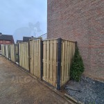 Levering en montage in Brunssum - standaard hout-beton schutting