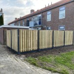 Hout-beton schutting standaard