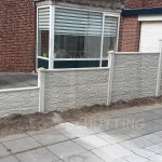 Beton-beton nostalgie wit/grijs