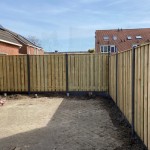 Standaard hout-beton schutting naaldhout