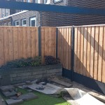 Hout-beton semi-luxe Caballero Wood® schutting