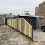 Hout-beton standaard schutting