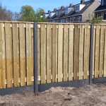 Hout-beton standaard schutting