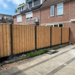 Hout-beton standaard Caballero Wood® schutting