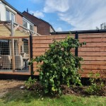 Caballero Wood® hout-beton schutting trellis