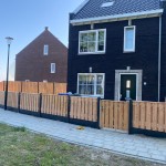 Caballero Wood hout-beton schutting
