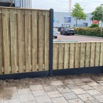 Naaldhout semi-luxe hoog laag schutting