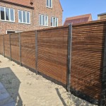 Rhombus profiel bruin geïmpregneerd hout-beton