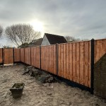 Caballero Wood® hout-beton schutting