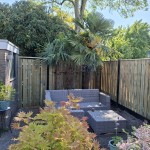Grenen hout-beton schutting standaard antraciet