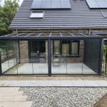 Aluminium veranda antraciet