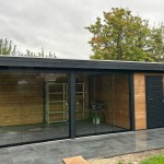 Tuinhuis Lugarde met glazen wanden