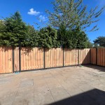 Douglas hout-beton schutting standaard antraciet incl. montage