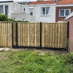 Standaard grenen met enkele poort