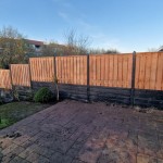 Luxe schutting Douglas met afloop