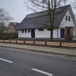 Evi tuinhek met Douglas balken