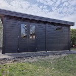 Blokhut modern palen systeem