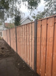 standaard hout beton schutting Utrecht
