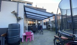 Aluminium veranda antraciet