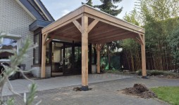 Overkapping los hout