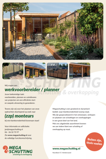 Functieprofiel werkvoorbereider / planner