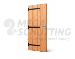 Opgeklampte deuren met kozijn – zonder hang- en sluitwerk