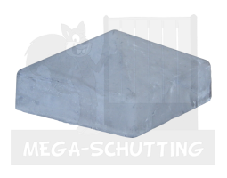 Afdekmuts betonpaal grijs (stampbeton-kleur)