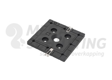 Afbeelding van Voetplaat houten staander