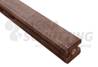 Afbeelding van Betonpaal taupe met schroefbus