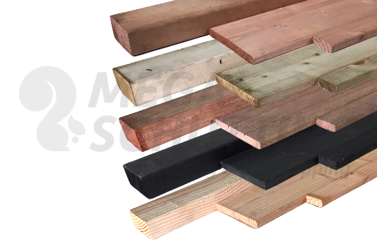 Schutting hout